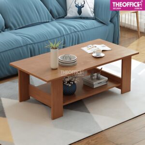 Bàn Sofa 2 Tầng Thiết Kế Đơn Giản Gỗ MDF TO-BS01