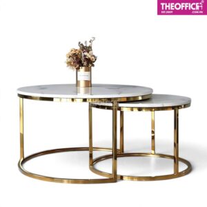 Bàn Trà Sofa Tiếp Khách Phòng Giám Đốc Mặt Đá TO-BS09