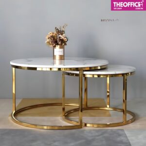 Bàn Trà Sofa Tiếp Khách Phòng Giám Đốc Mặt Đá TO-BS09