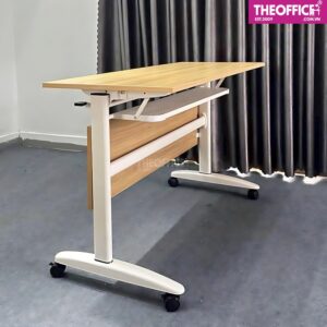 Bàn Training Xếp Gọn Có Bánh Xe Gỗ MDF TO-BV01