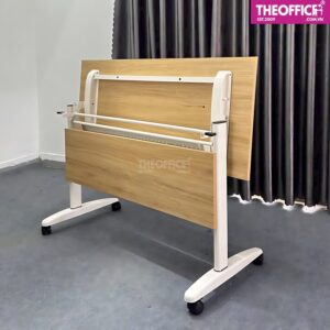Bàn Training Xếp Gọn Có Bánh Xe Gỗ MDF TO-BV01