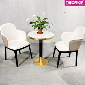 Bàn Tròn Tiếp Khách Showroom Văn Phòng Chân Sắt TO-BT13