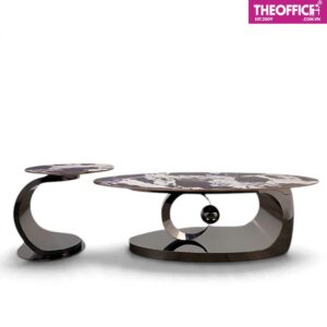 Bộ Bàn Trà Sofa Phòng Khách Mặt Kính Cường Lực TO-BS12