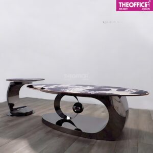 Bộ Bàn Trà Sofa Phòng Khách Mặt Kính Cường Lực TO-BS12