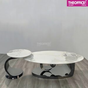 Bộ Bàn Trà Sofa Phòng Khách Mặt Kính Cường Lực TO-BS12