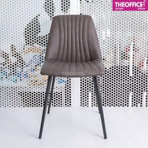 Ghế Ăn Bọc Da Chân Sắt Sơn Tĩnh Điện Đệm Dày Êm Ái TO-GA13