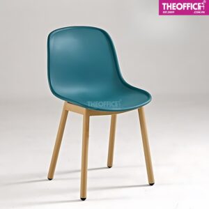 Ghế Cafe Ăn Chân Sắt Sơn Giả Gỗ Thoáng Khí Êm Ái TO-GCF118