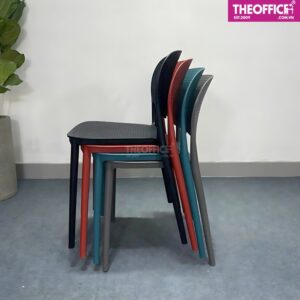 Ghế Cafe Ăn Nhựa Lỗ Thoáng Khí Cao Cấp Hiện Đại TO-GCF138