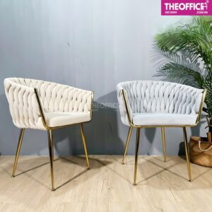 Ghế Cafe Bọc Vải Nhung Êm Gia Công Tinh Xảo TO-GCF13