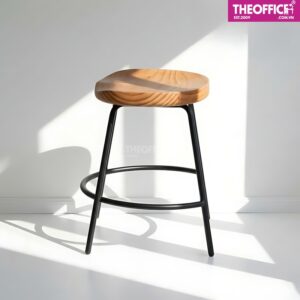Ghế Cafe Chân Sắt Sơn Tĩnh Điện Nhập Khẩu Cao Cấp TO-GCF12