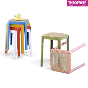 Ghế Cafe Đôn Nhựa Đúc Nhập Khẩu Thiết Kế Bền Đẹp TO-GCF135