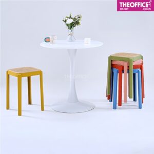 Ghế Cafe Đôn Nhựa Đúc Nhập Khẩu Thiết Kế Bền Đẹp TO-GCF135