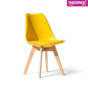 Ghế Cafe Eames Có Nệm Chân Gỗ Tối Ưu Tư Thế Ngồi TO-GCF31