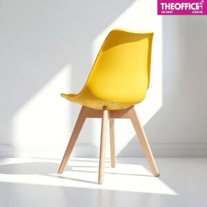 Ghế Cafe Eames Có Nệm Chân Gỗ Tối Ưu Tư Thế Ngồi TO-GCF31