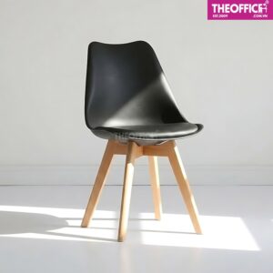 Ghế Cafe Eames Có Nệm Chân Gỗ Tối Ưu Tư Thế Ngồi TO-GCF31