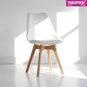 Ghế Cafe Eames Có Nệm Chân Gỗ Tối Ưu Tư Thế Ngồi TO-GCF31