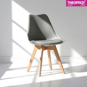 Ghế Cafe Eames Có Nệm Chân Gỗ Tối Ưu Tư Thế Ngồi TO-GCF31