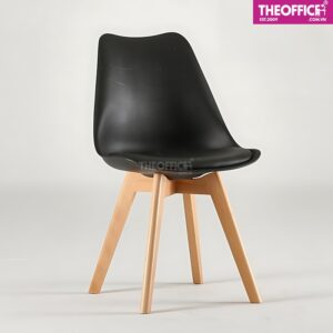 Ghế Cafe Eames Có Nệm Chân Gỗ Tối Ưu Tư Thế Ngồi TO-GCF31