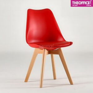 Ghế Cafe Eames Có Nệm Chân Gỗ Tối Ưu Tư Thế Ngồi TO-GCF31