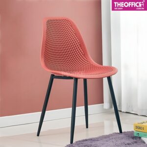 Ghế Cafe Eames Nhựa Lưới Chân Sắt Đệm Dày Êm Ái TO-GCF124