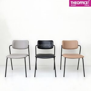 Ghế Cafe Khung Thép Bọc Da PVC Thiết Kế Bền Đẹp TO-GCF30