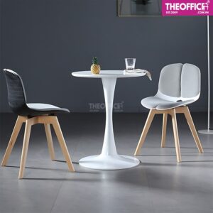 Ghế Cafe Lá Phổi Chân Gỗ Beech Nhập Khẩu Cao Cấp TO-GCF116