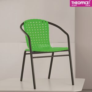 Ghế Cafe Lưng Nhựa Đan Lưới Thoáng Khí Đẹp Mắt TO-GCF144