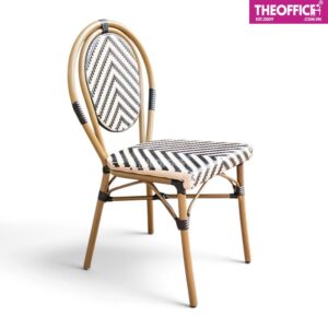 Ghế Cafe Ngoài Trời Nhôm Đúc Giả Mây Tiện Lợi TO-GCF90