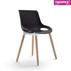 Ghế Cafe Nhựa Chân Gỗ Bền Đẹp Sang Trọng TO-GCF41