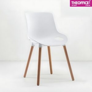 Ghế Cafe Nhựa Chân Gỗ Bền Đẹp Sang Trọng TO-GCF41