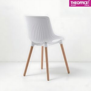 Ghế Cafe Nhựa Chân Gỗ Bền Đẹp Sang Trọng TO-GCF41