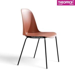 Ghế Cafe Nhựa Chân Sắt Bền Đẹp Sang Trọng TO-GCF76