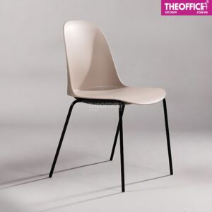Ghế Cafe Nhựa Chân Sắt Bền Đẹp Sang Trọng TO-GCF76
