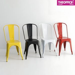 Ghế Cafe Tolix Sắt Sơn Tĩnh Điện Êm Ái Thoải Mái TO-GCF17
