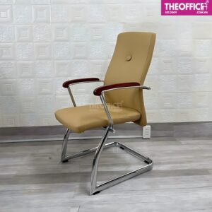 Ghế Chân Quỳ Phòng Họp Đệm Bọc Da Tựa Lưng Êm Ái TO-GQ25