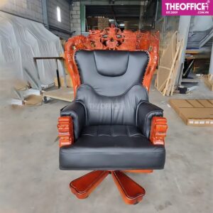 Ghế Giám Đốc Ốp Gỗ Tự Nhiên Chuẩn Đẹp Sang Trọng TO-GD63