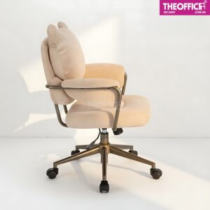 Ghế Làm Việc Tại Nhà Da Bò Tự Nhiên Đệm Dày Êm Ái TO-GN09