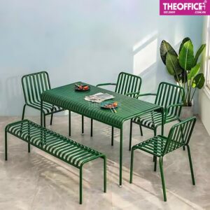 Ghế Ngoài Trời Bộ Bàn Cafe Đệm Êm Ái Cao Cấp TO-GNT09