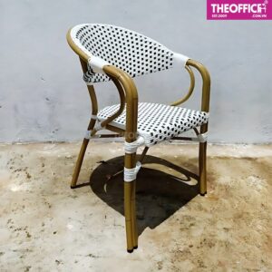 Ghế Ngoài Trời Cà Phê Nhôm Đúc Giả Mây Tinh Tế TO-GNT23
