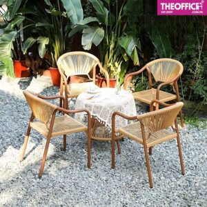Ghế Ngoài Trời Cafe Nhập Khẩu Bền Đẹp Sang Trọng TO-GNT06