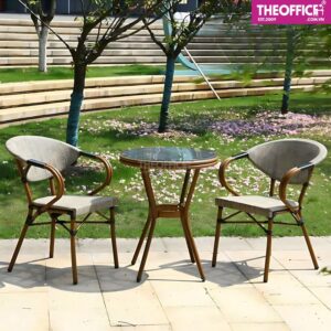 Ghế Ngoài Trời Cafe Nhôm Đúc Cao Cấp Êm Ái TO-GNT24