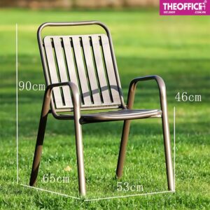 Ghế Ngoài Trời Khung Nhựa PP Nâng Đỡ Cột Sống TO-GNT07