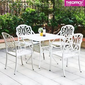 Ghế Ngoài Trời Nhôm Đúc Cao Cấp Tựa Lưng Êm Ái TO-GNT26