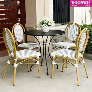 Ghế Ngoài Trời Nhôm Đúc Giả Mây Nhập Khẩu Cao Cấp TO-GNT10