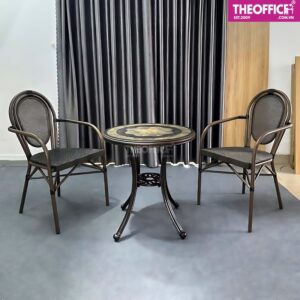 Ghế Ngoài Trời Thép Sơn Giả Mây Thiết Kế Tinh Tế TO-GNT01