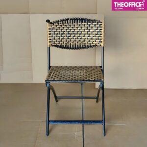 Ghế Ngoài Trời Xếp Nhựa Đan Giả Mây Đệm Dày Êm Ái TO-GNT05