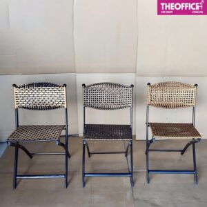 Ghế Ngoài Trời Xếp Nhựa Đan Giả Mây Đệm Dày Êm Ái TO-GNT05