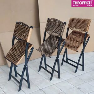 Ghế Ngoài Trời Xếp Nhựa Đan Giả Mây Đệm Dày Êm Ái TO-GNT05