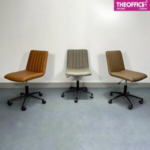 Ghế Nhân Viên Chân Xoay Đệm Bọc Da Êm Ái Chuẩn Đẹp TO-GV30