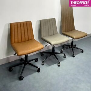 Ghế Nhân Viên Chân Xoay Đệm Bọc Da Êm Ái Chuẩn Đẹp TO-GV30